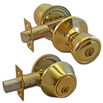 Lock Set and Deadbolt Combination