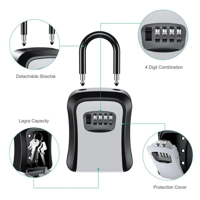 Real estate Lockbox - Numeric lockbox - Secure key storage — Home Guard ...