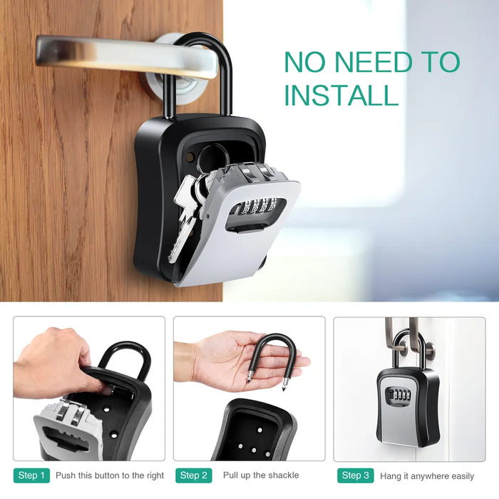Real estate Lockbox - Numeric lockbox - Secure key storage — Home Guard ...